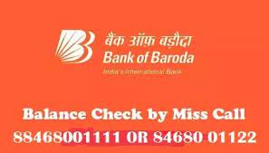 Bank of Baroda Missed Call Number 2023, BOB Balance Enquiry Number
